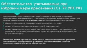 Допрос свидетелей при избрании меры пресечения в виде