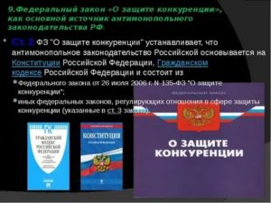 Какой Закон Регулирует Отношения по Защите Конкуренции