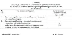 Кто Устанавливает Тариф на Вывоз Мусора