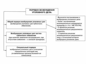 Возбуждение уголовного дела частного и частно публичного обвинения УПК РФ