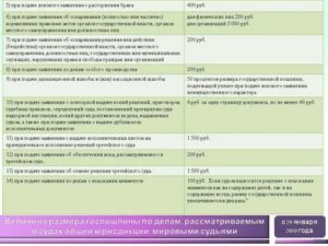 Госпошлина при рассмотрении дел в порядке особого производства