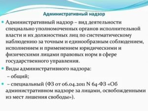 Административный надзор за лицами устанавливается в обязательном порядке