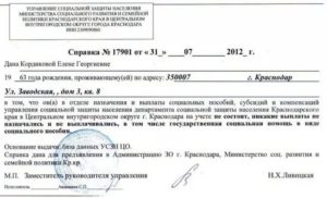 Где Можно Получить Справку из Соцзащиты